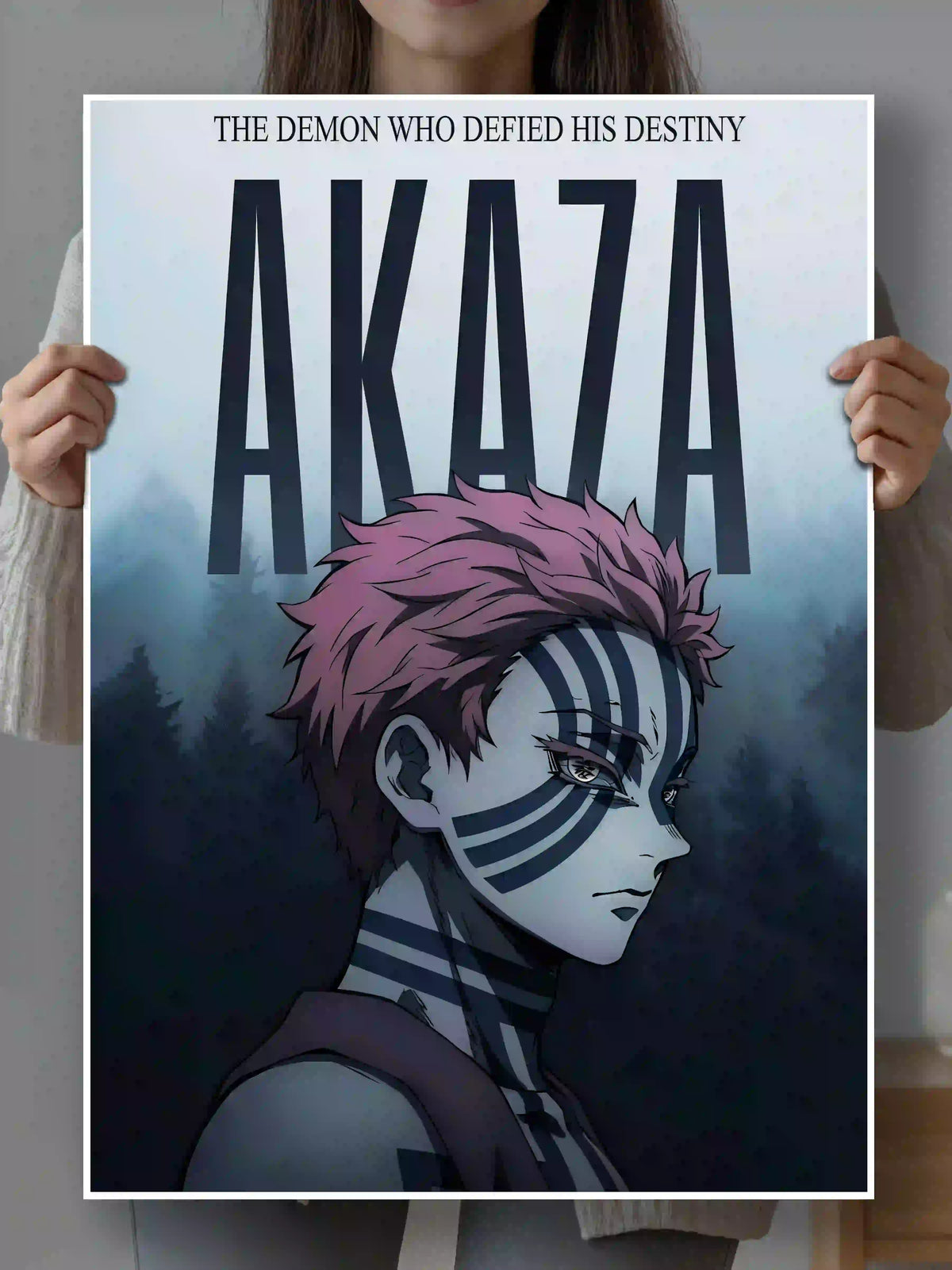 Akaza Demon Slayer Anime Poster Main Image - Poster Voster