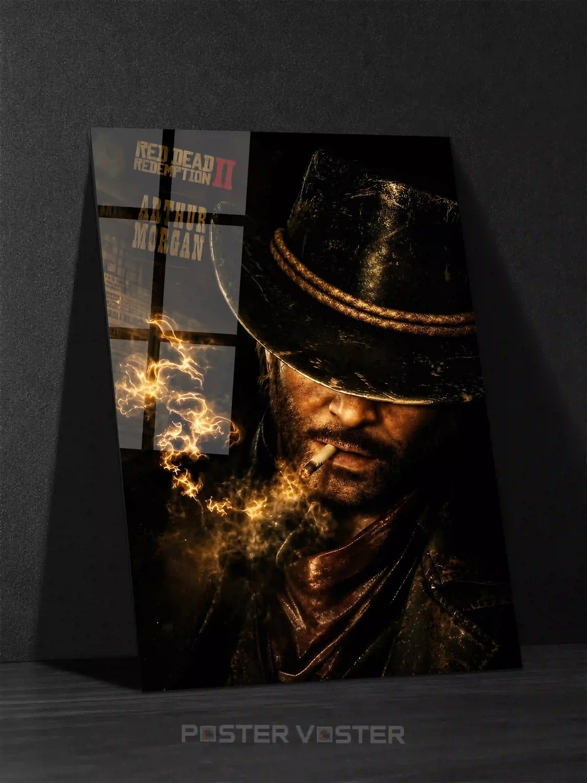 Arthur Morgan RDR 2 Gaming Metal Poster Main Image - Poster Voster
