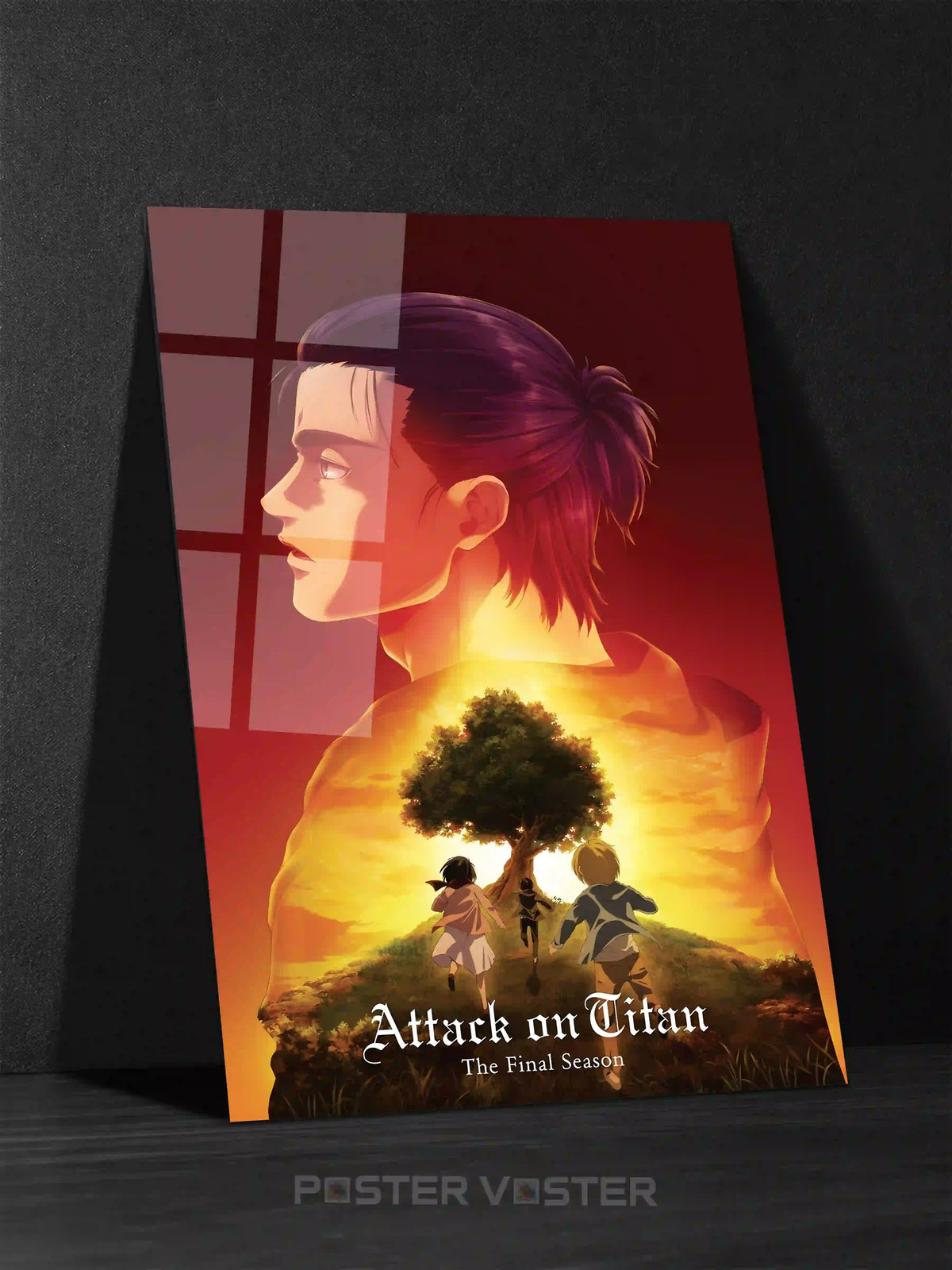 Attack on Titan Eren Yeager Metal Poster Main Image - Poster Voster