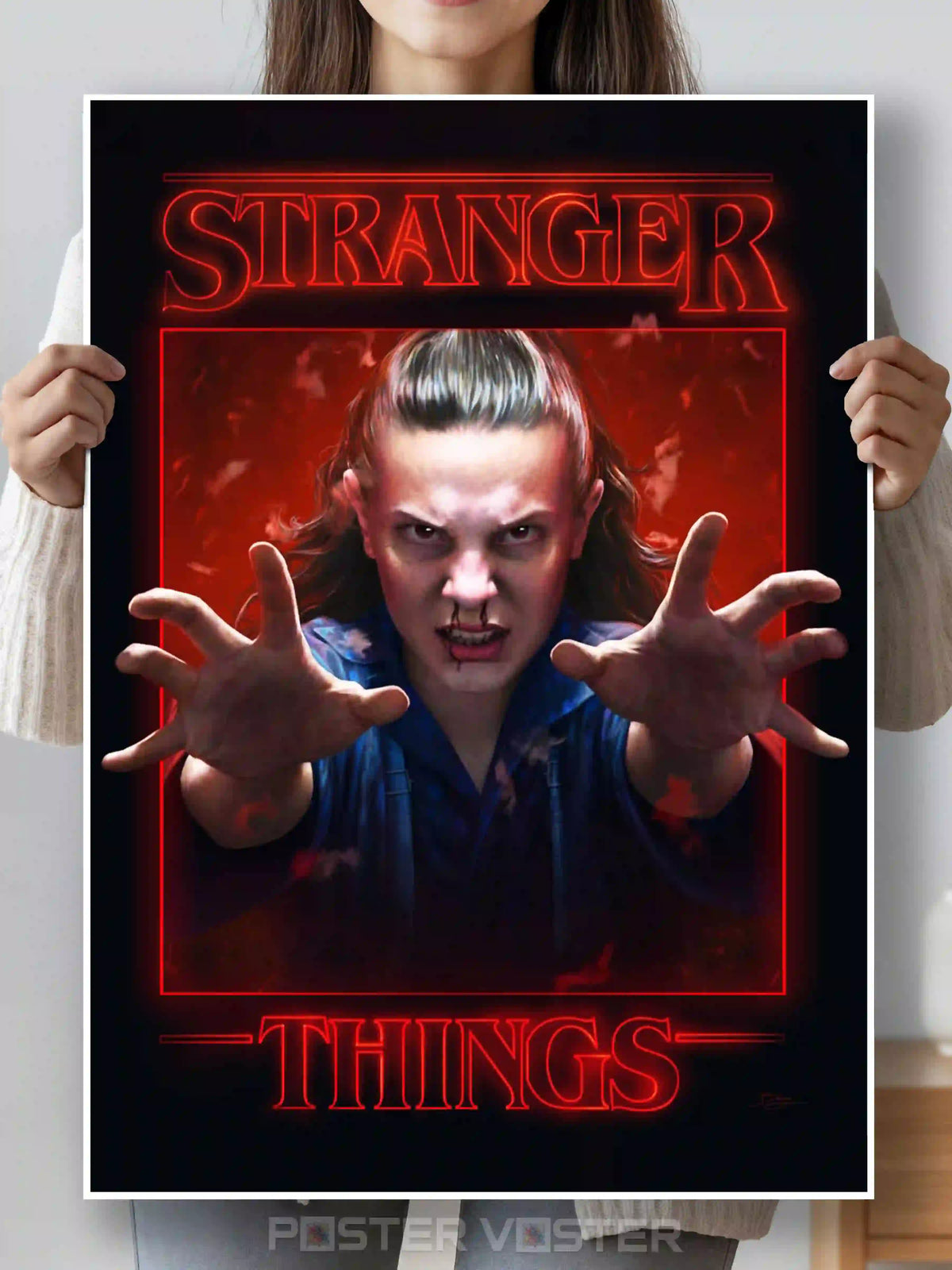 Eleven Stranger Things Wall Poster Main Image - Poster Voster