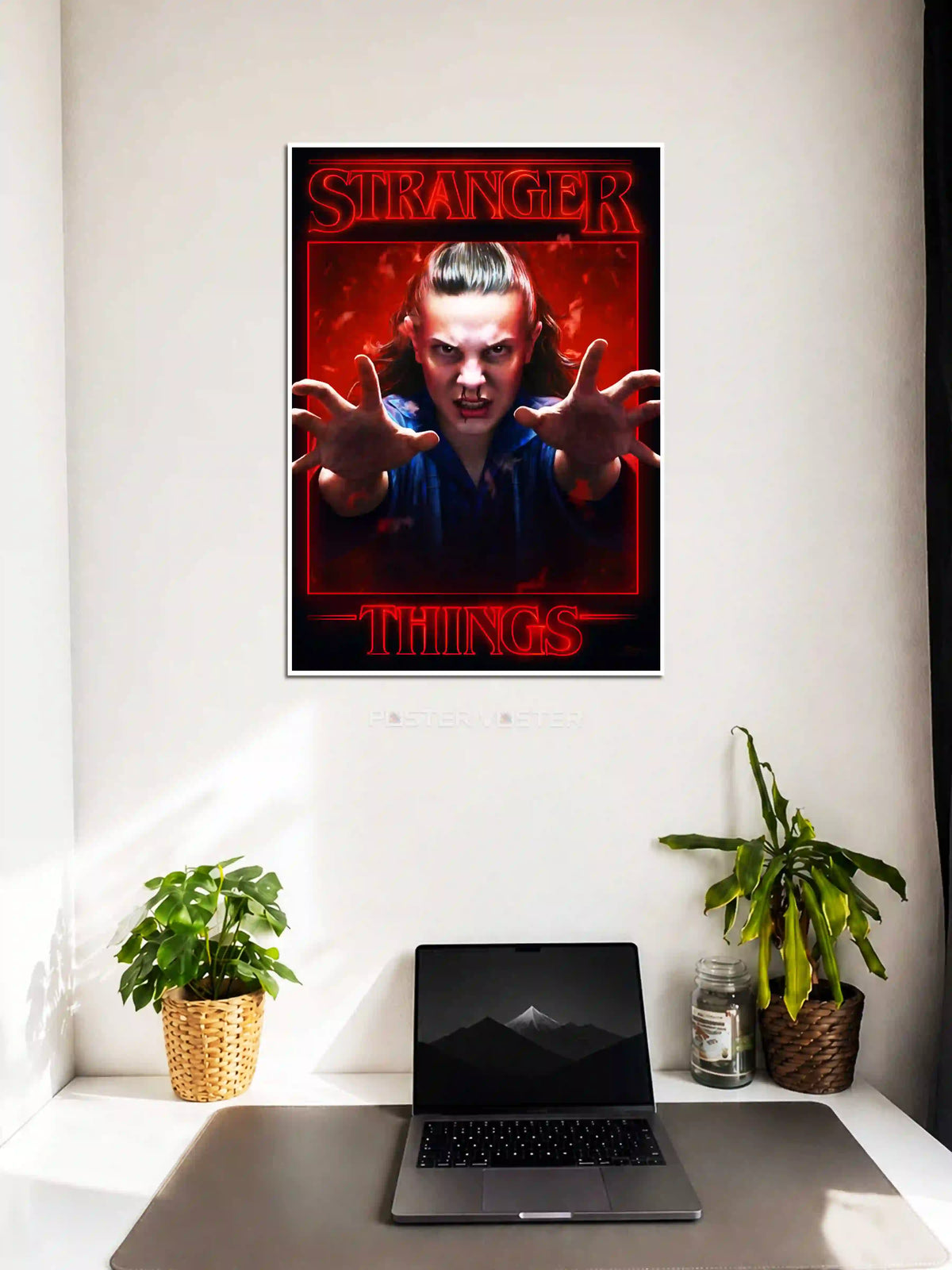 Eleven Stranger Things Wall Poster on Wall - Poster Voster
