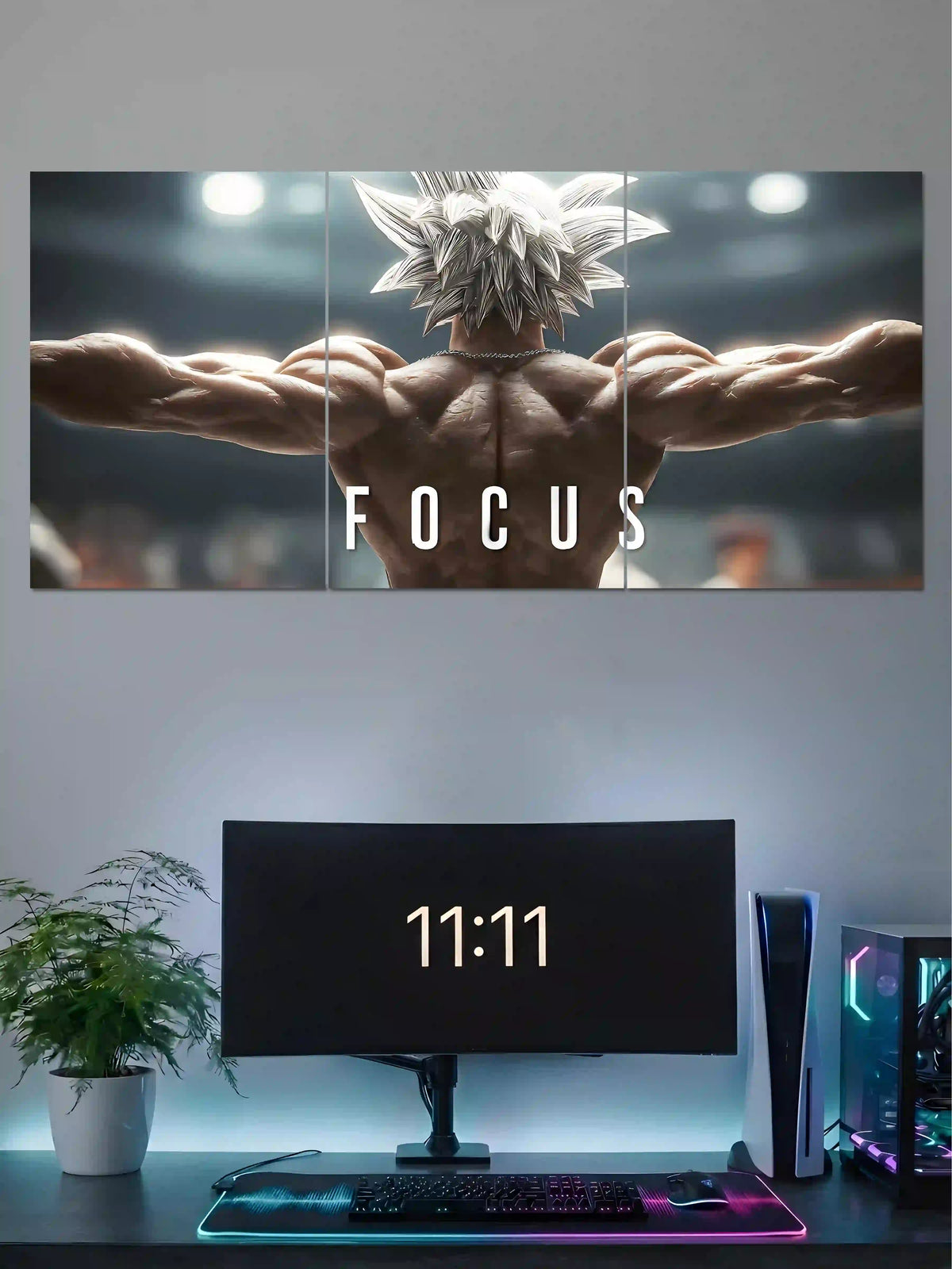 Focus Motivational 3 Piece Split Poster Main Image - Poster Voster