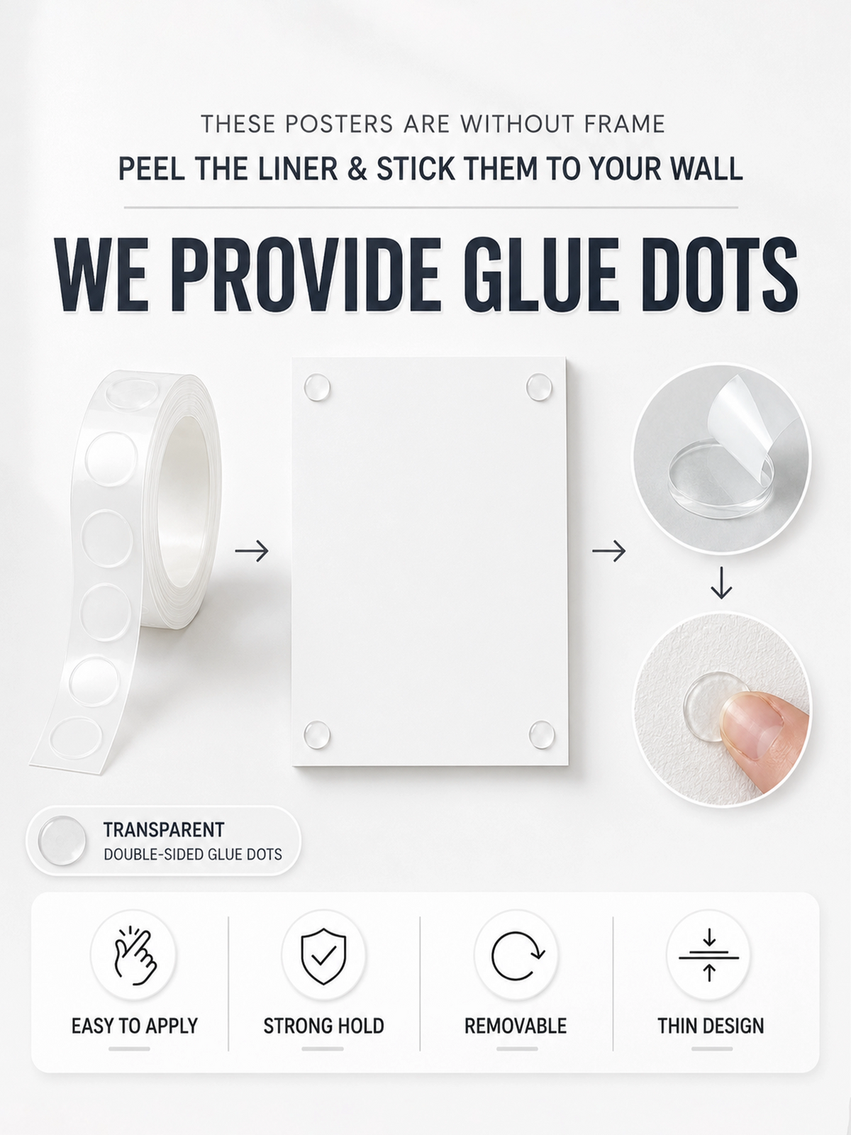 Glue Dots for Posters - Poster Voster