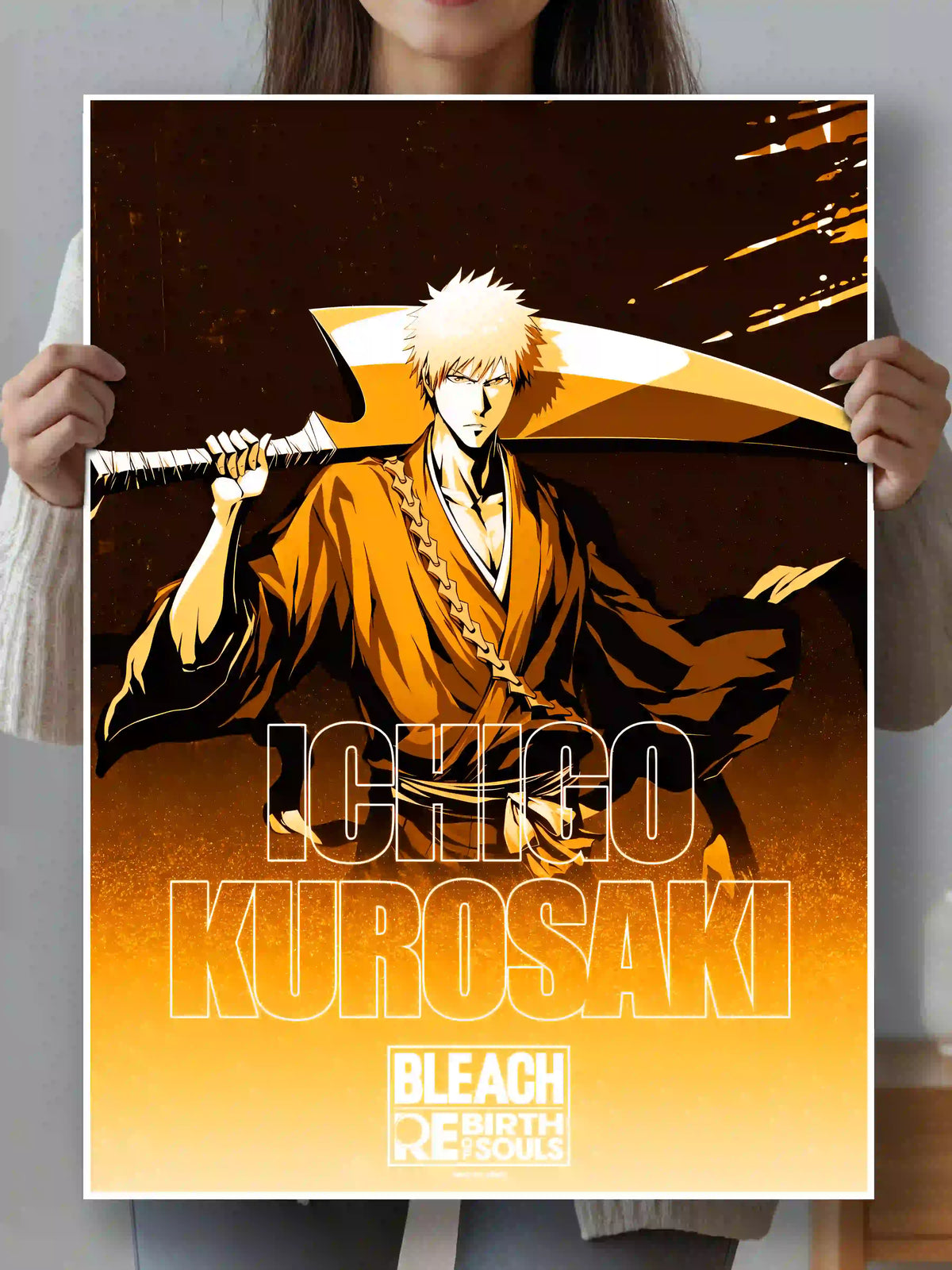 Ichigo Kurosaki Bleach Anime Poster Main Image - Poster Voster