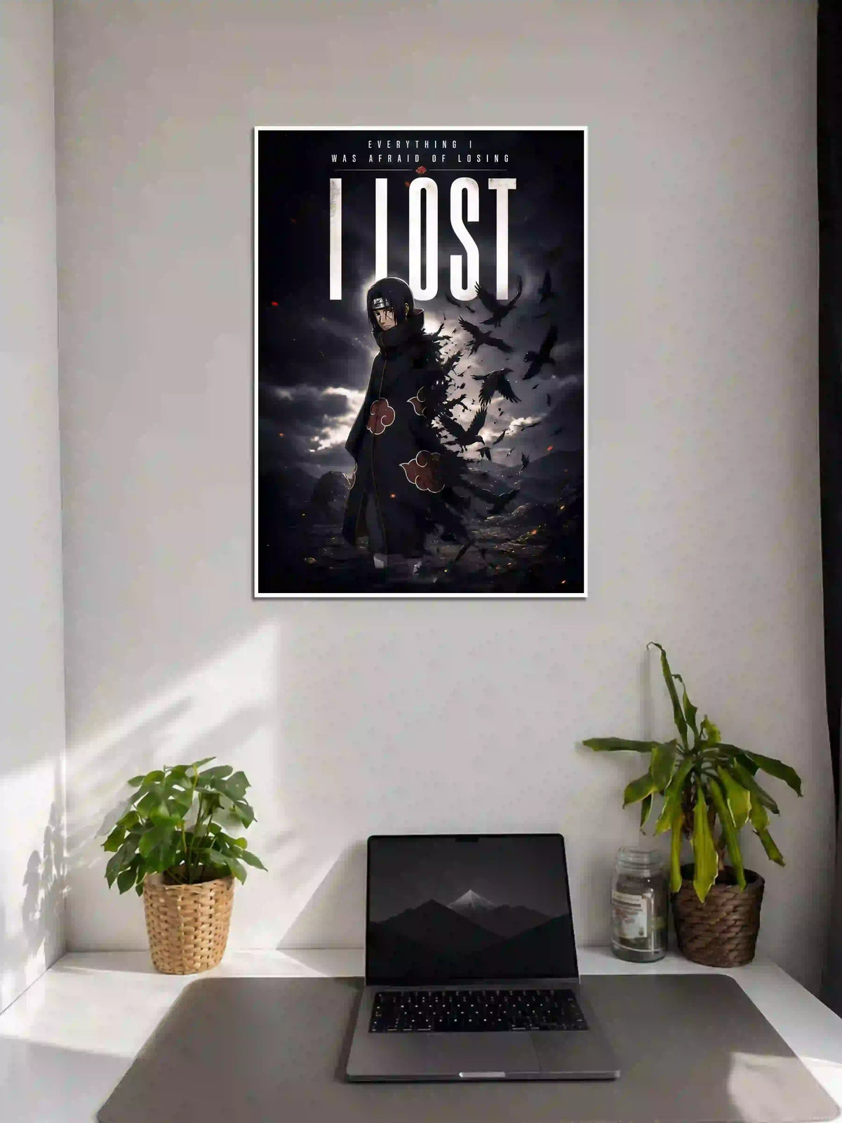 Itachi Uchiha “I Lost” Naruto Poster on Wall - Poster Voster
