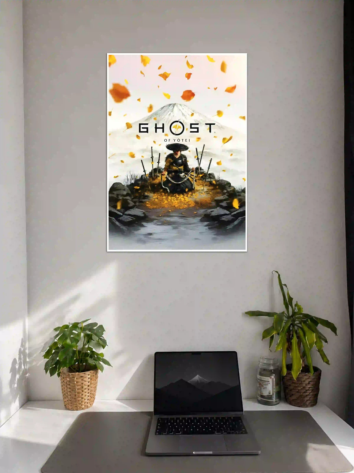 Jin Sakai Ghost of Tsushima Gaming Poster on Wall - Poster Voster