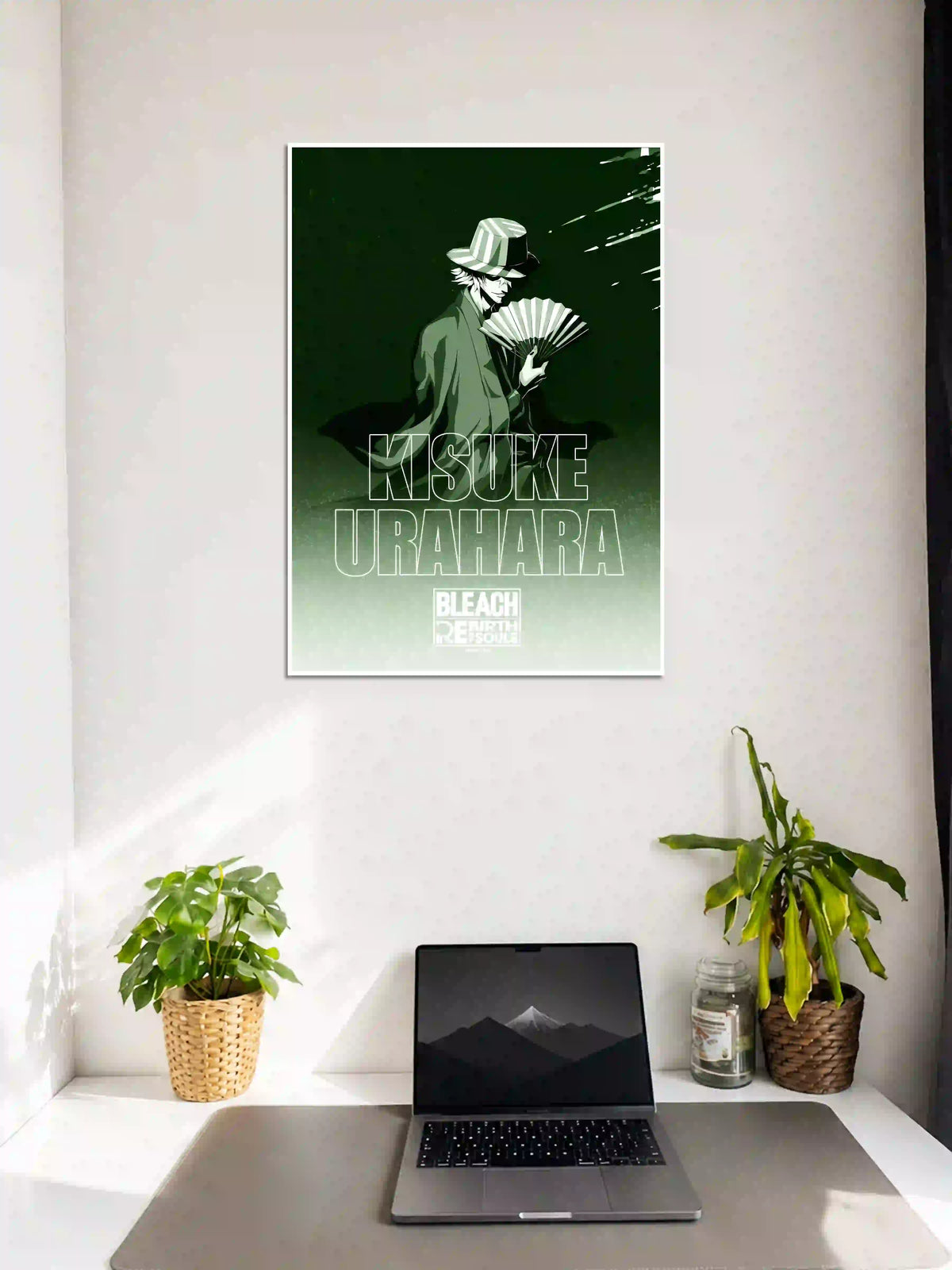 Kisuke Urahara Bleach Anime Poster on Wall - Poster Voster