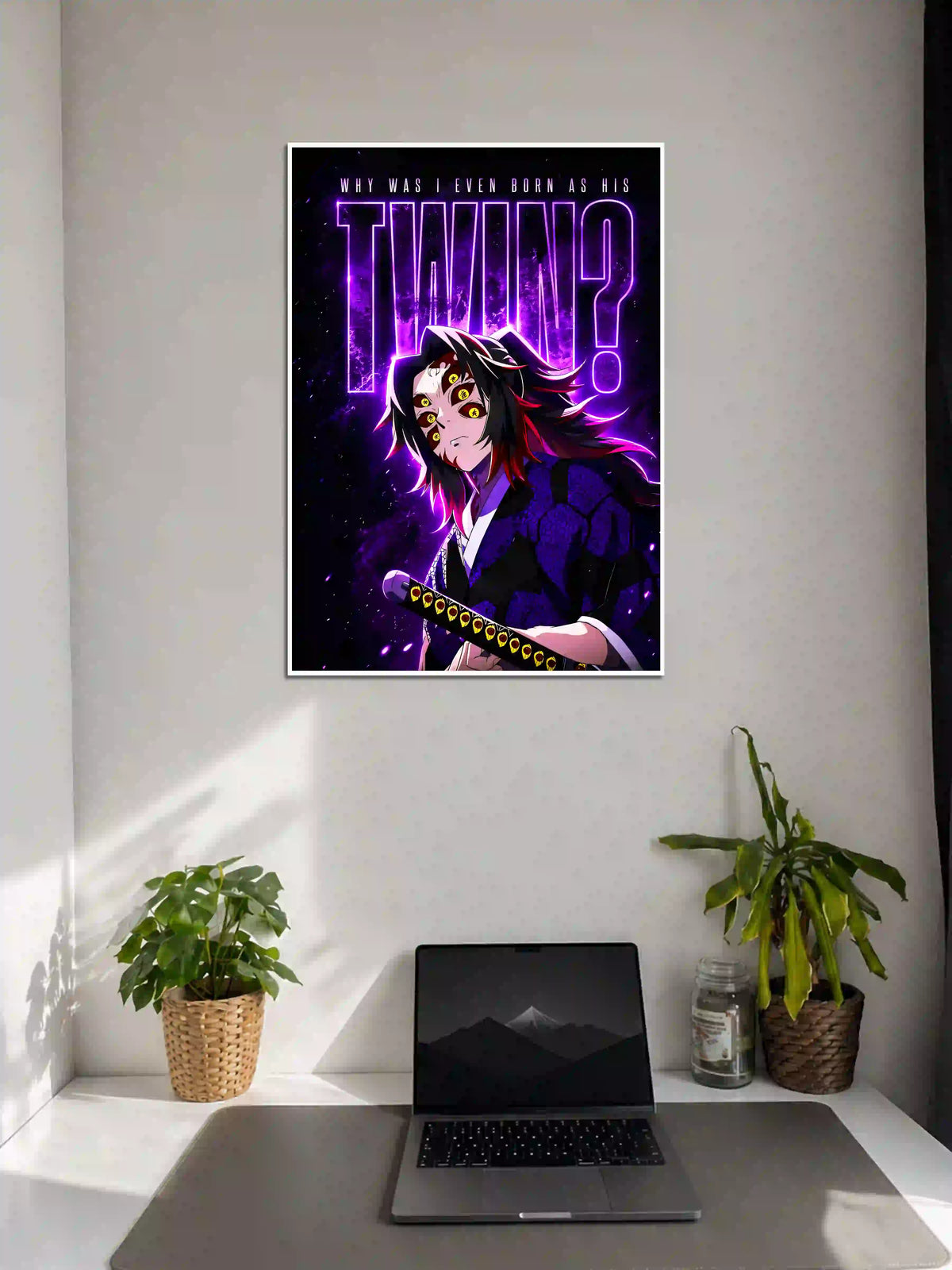 Kokushibo Upper Moon One Poster on Wall - Poster Voster