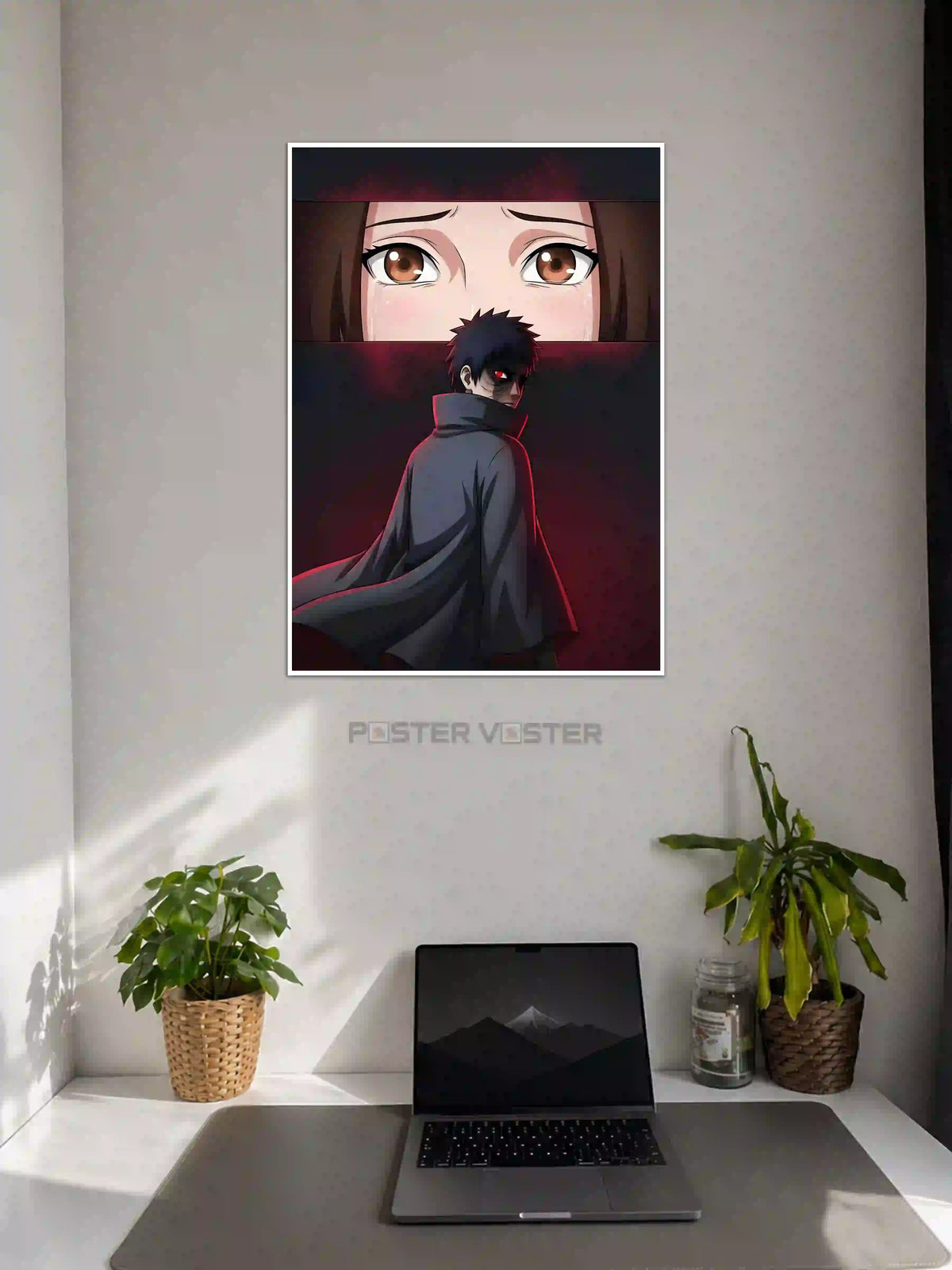 Obito & Rin Tragic Love Naruto Poster on Wall - Poster Voster