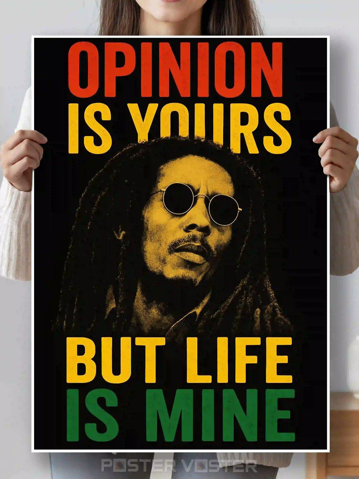 Opinion Is Yours - Bob Marley Music Poster Main Image - Poster Voster