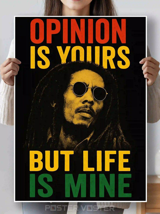 Opinion Is Yours - Bob Marley Music Poster Main Image - Poster Voster