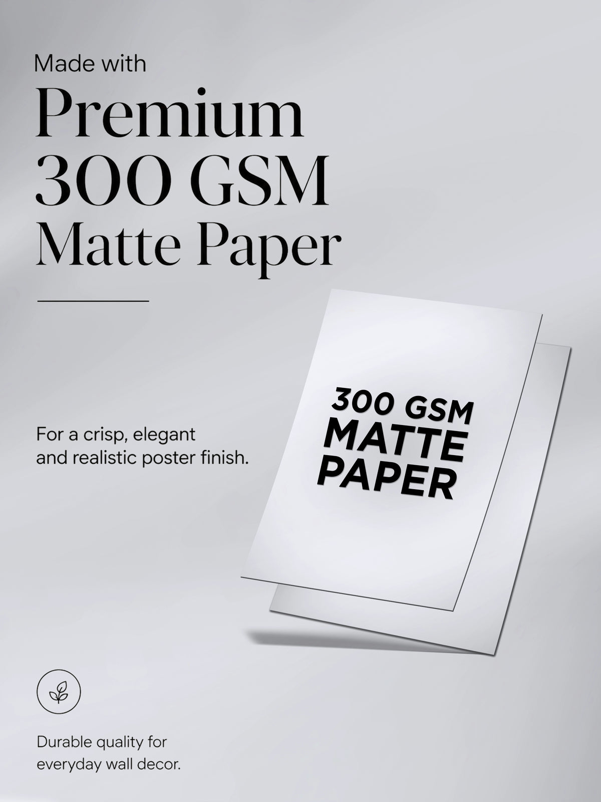 Posters Printed on 300 GSM Matte Paper - Poster Voster