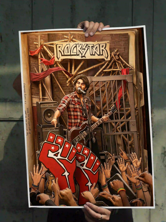Rockstar Movie Music Wall Poster Main Image - Poster Voster