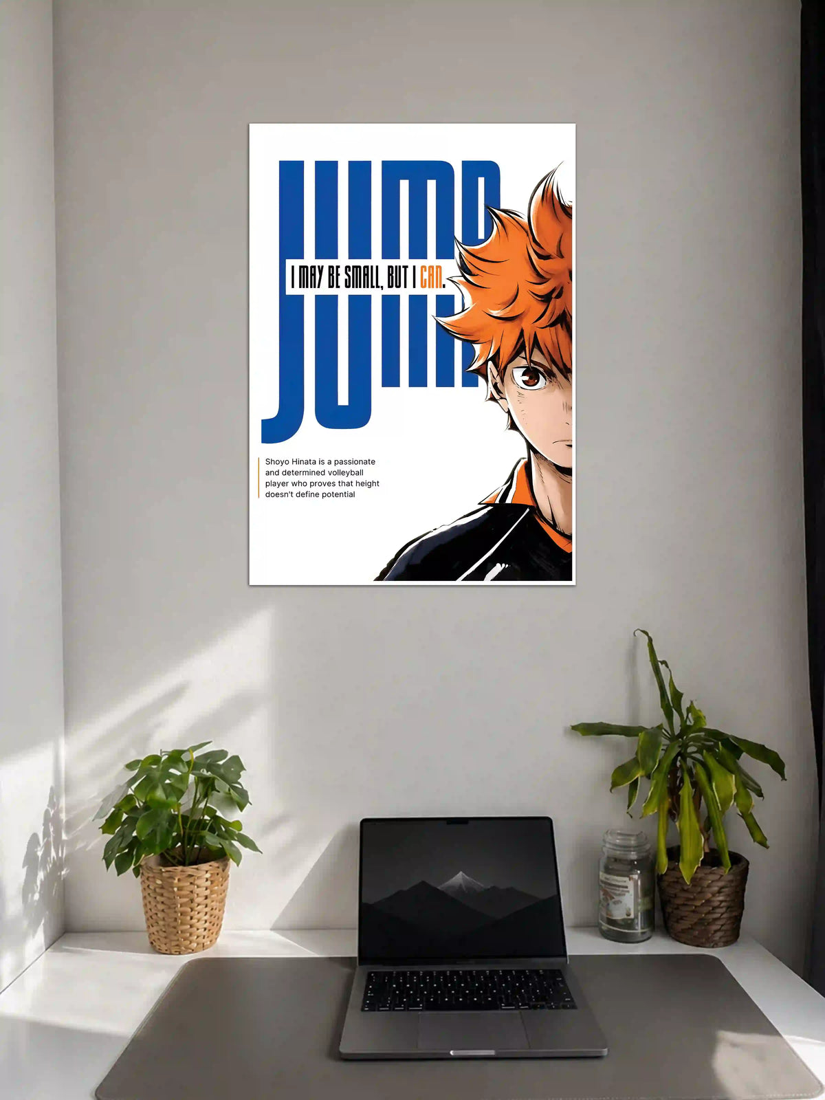 Shoyo Hinata Haikyu!! Anime Poster on Wall - Poster Voster