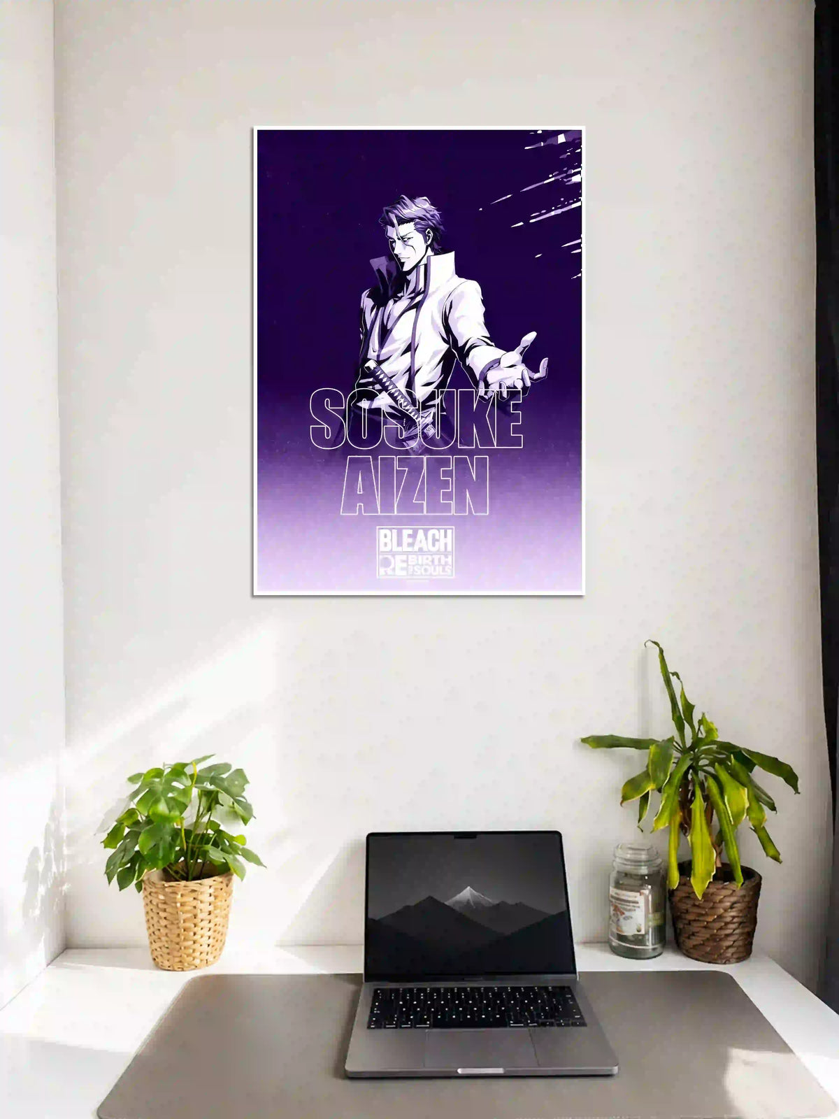 Sosuke Aizen Bleach Anime Poster on Wall - Poster Voster