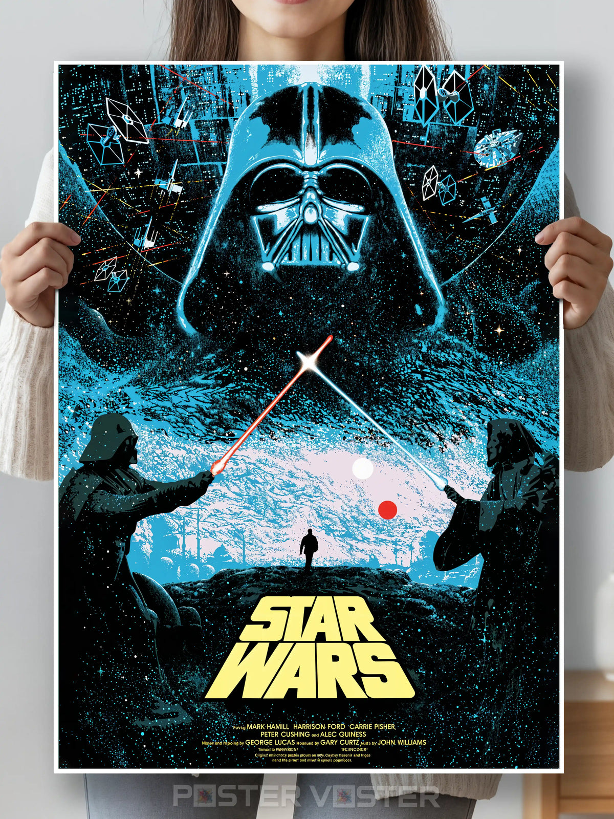 Star Wars Darth Vader Vintage Movie Poster Main Image - Poster Voster