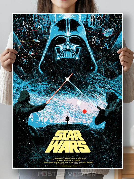 Star Wars Darth Vader Vintage Movie Poster Main Image - Poster Voster