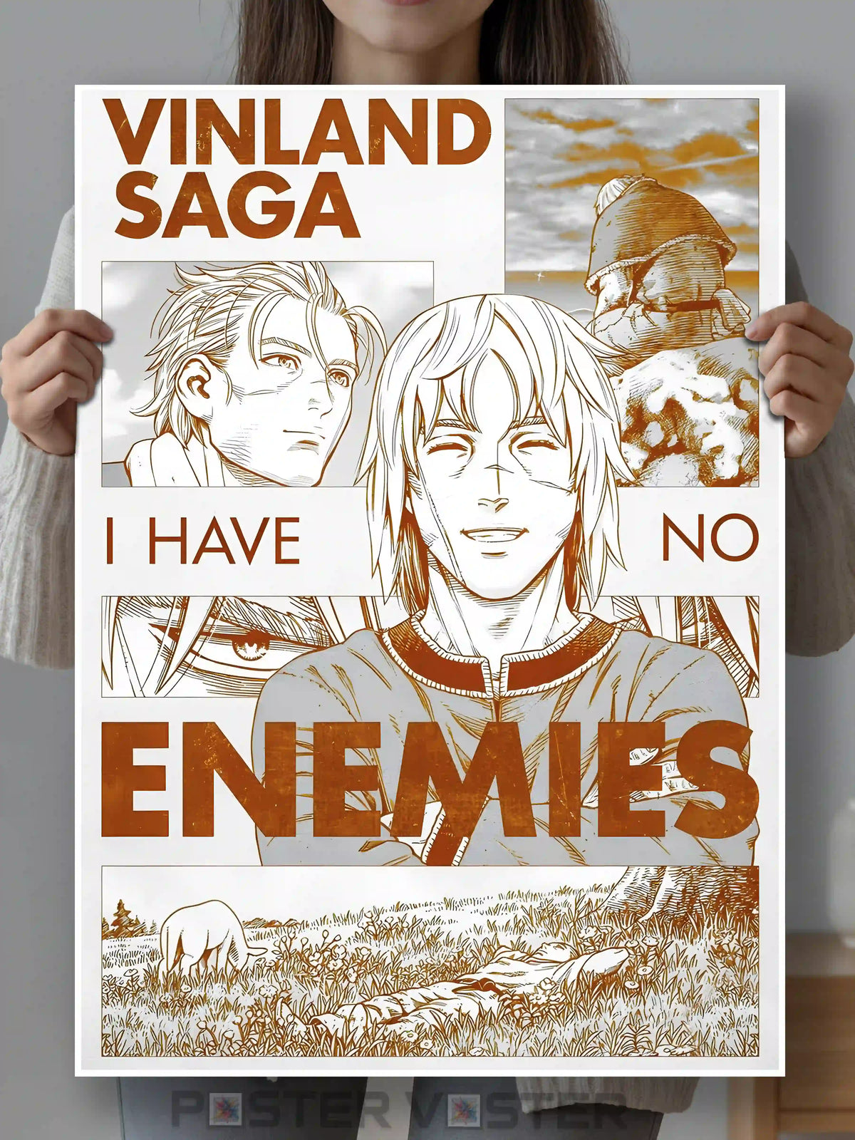 Thorfinn Vinland Saga Anime Wall Poster Main Image - Poster Voster