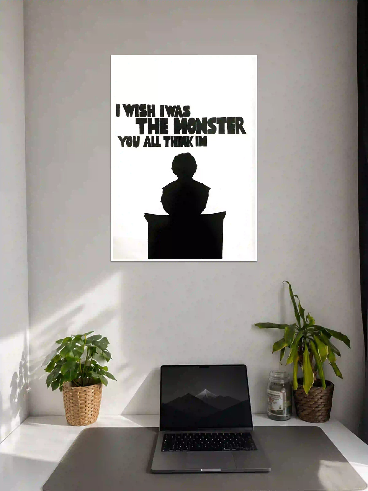 Tyrion Lannister Monster Quote Poster on Wall - Poster Voster