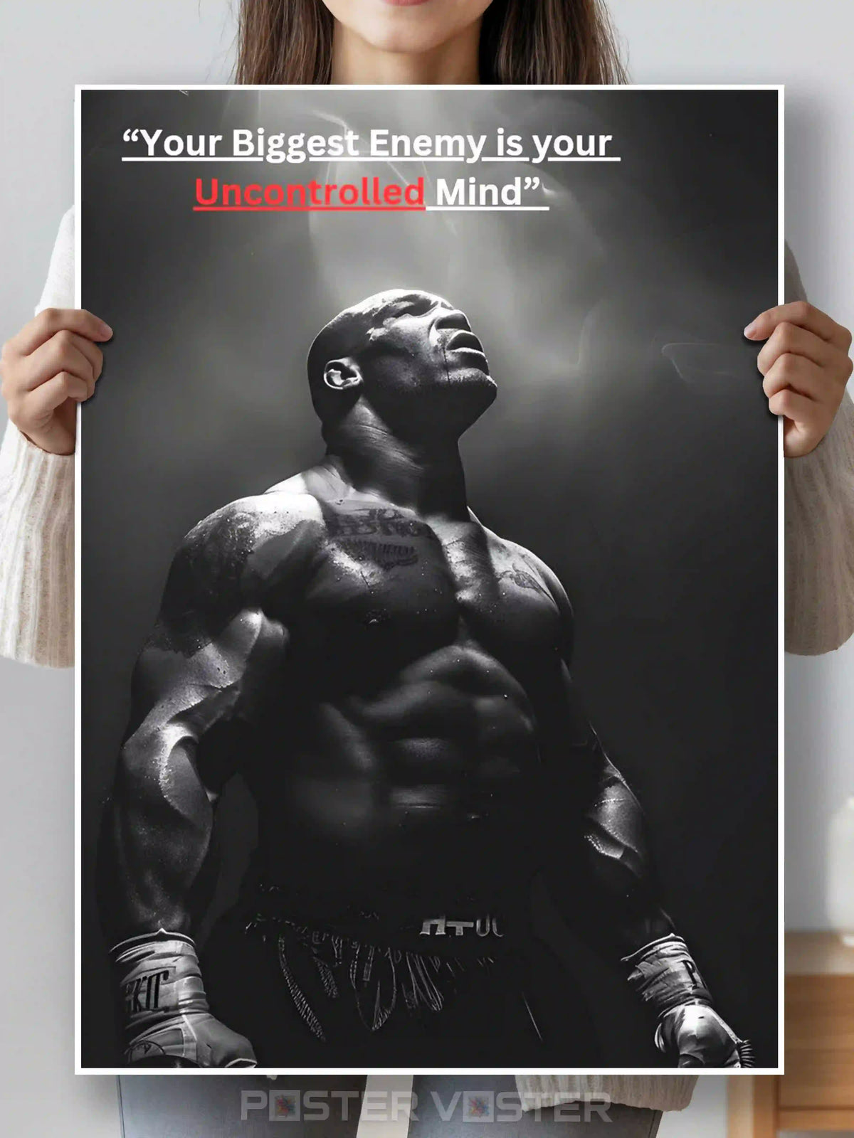 Uncontrolled Mind Motivational Poster Main Image - Poster Voster