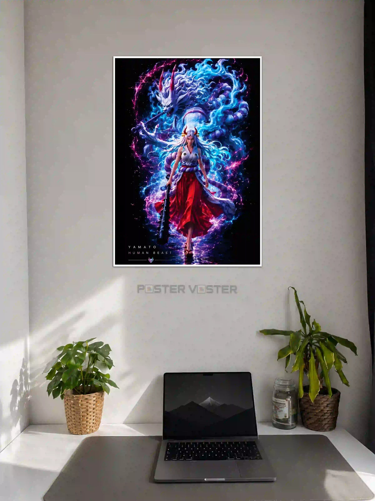 Yamato One Piece Wall Poster on Wall - Poster Voster