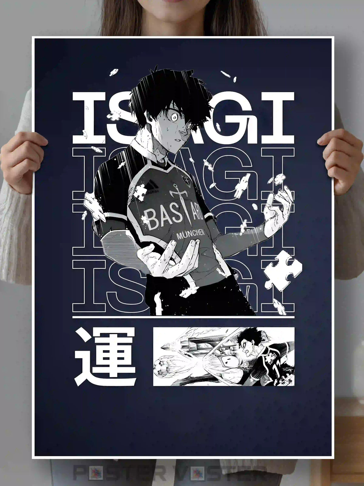 Yoichi Isagi Blue Lock Wall Poster Main Image - Poster Voster