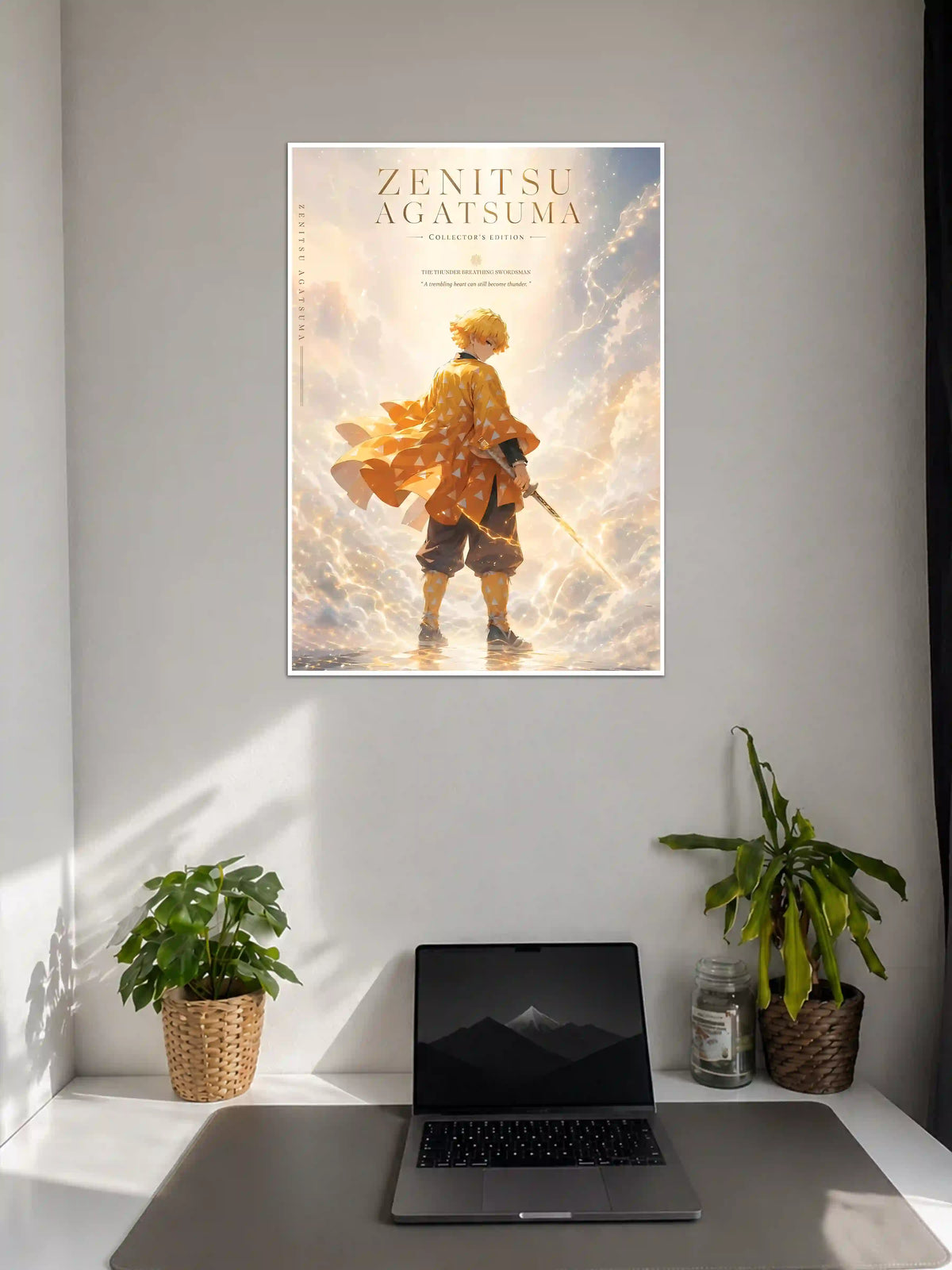 Zenitsu Agatsuma Collector's Edition Poster on Wall - Poster Voster